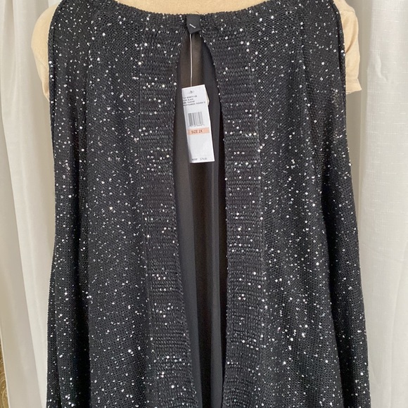 Evening black blouse - Picture 7 of 13